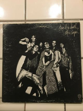 Rare Alice Cooper - Love It To Death Lp W/banned Cover 1971 1st Print Straight Rec