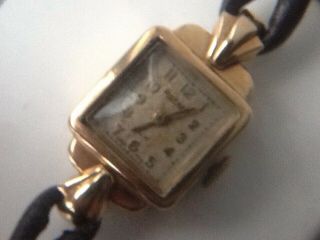 Antique/vintage Rotary Ladies 9ct Gold Art Deco Watch