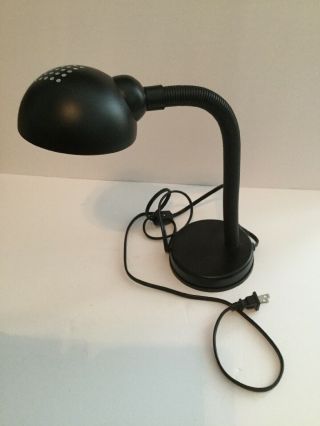 Portable Luminaire E101956 Desk Lamp Flexible Neck Reading Black 40 Watt Max