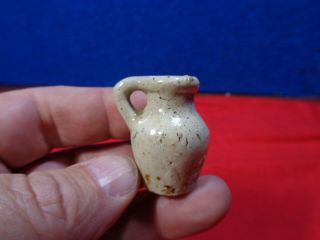 Antique Miniature Stoneware Jug 9
