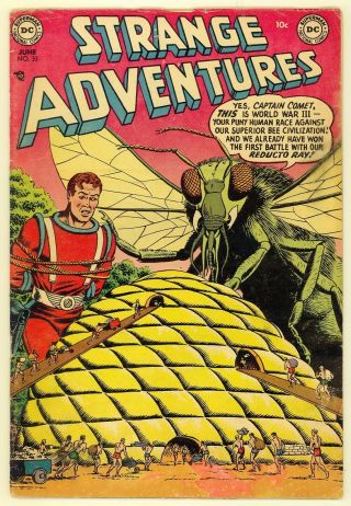 Strange Adventures 33 (1953) Very Good Minus (3.  5) Murphy Anderson Cover Dc