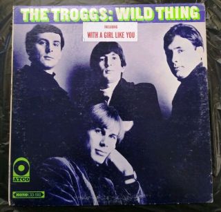The Troggs Wild Thing Lp Cover Signed Full Band Autograph Mono Orig