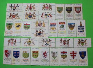 Cigarette Cards W.  D.  & H.  O.  Wills Arms Of The British Empire 1910 45/50 Vgc 119