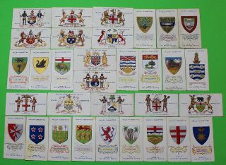 Cigarette Cards W.  D.  & H.  O.  Wills Arms of The British Empire 1910 45/50 VGC 119 2
