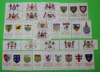 Cigarette Cards W.  D.  & H.  O.  Wills Arms of The British Empire 1910 45/50 VGC 119 3