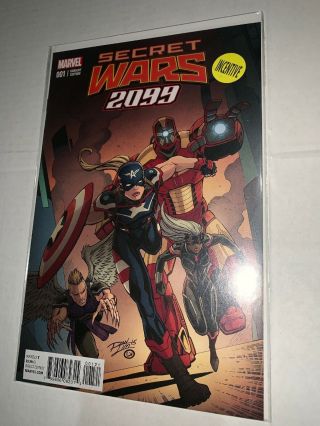 Marvel Comics - Secret Wars 2099 1 Exclusive Variant Cover (Many 1st Appearances) 3