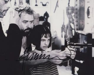 Luc Besson Signed Leon: The Professional 8x10 Photo 2