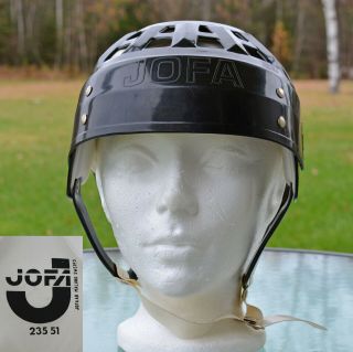 Vintage Black Jofa Vm Mod 235 51 Wayne Gretzky Style Adult Hockey Helmet