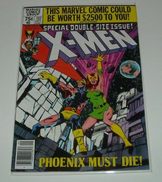 Hi Grade Key 1980 Marvel X Men 137 Double Size Death Of Phoenix Below Guide