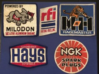 Vintage Nhra Drag Racing Patches From 1979 - Picked From Top Fuel Owner’s Estate