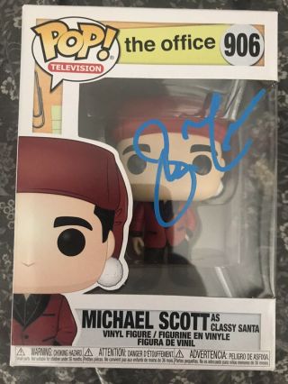 Steve Carell Signed Funko Pop Ip The Office