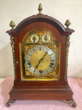 Rare Miniature 9 Gongs Bracket Clock By Winterhalder & Hofmeier C1880.