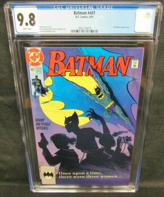 Batman 461 (1991) Breyfogle Catwoman Cover Cgc 9.  8 White Pages A932