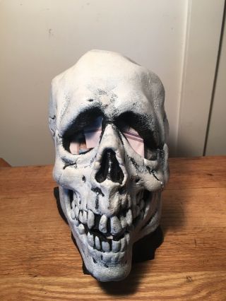 Vintage Don Post Studios Halloween Skull Mask 1976 Large
