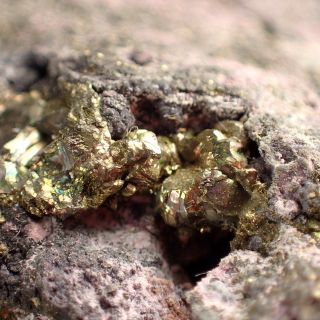 Native Bismuth Fine Crystals On Matrix Rare Schlema,  Germany