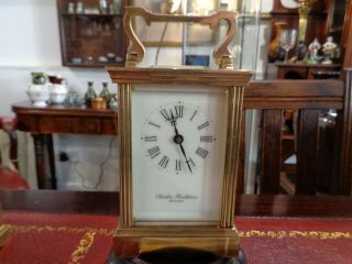 Charles Frodsham Solid Brass Carriage Clock