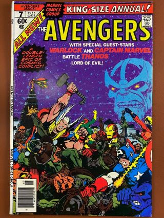 The Avengers Annual 7 Marvel Comics Bronze Age