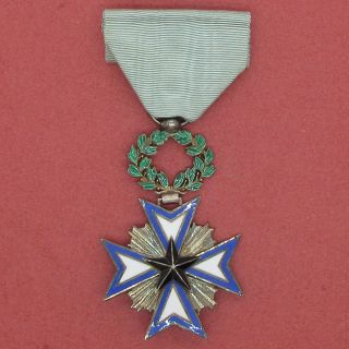 France Dahomey Benin Medal Order Of The Black Star Knight Class