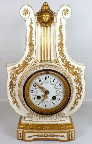 Antique Medaille De Bronze French Boulle Mantel Chime Clock Samuel Marti Et Cie