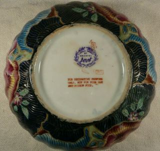 Oriental Accent Hand Painted Chinese Export Porcelain Bowl 10” Wide Flowers 2