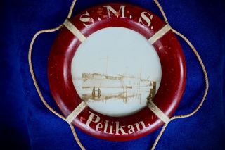 Imperial German Navy Naval Kaiserliche Marine Sailor Grouping Sms " Pelikan "