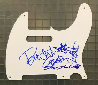Tesla (band) Signed Autograph Tele Guitar Pickguard X5 Auto