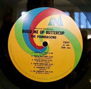 The Foundations - Build Me Up Buttercup Uni LP VG,  FUNK STEREO 2