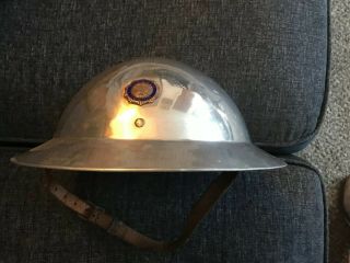 Aluminum Parade Helmet Wwi Vfw Hat Veterans Us Army Last One