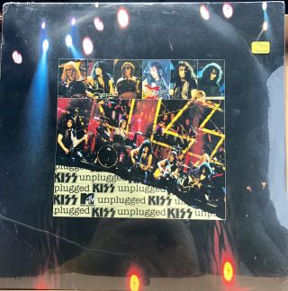Kiss - Unplugged/us,  1st Press/2 X Vinyl Lp/sealed /yellow Marble Vinyl Rare