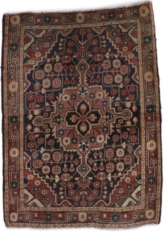 Handmade Small Vintage Tribal 2x3 Wool Hamedan Oriental Rug Home Decor Carpet