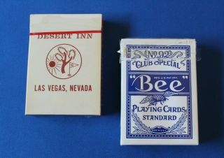 Desert Inn Hotel Casino Country Club Playing Cards Tree Deck / Vintage Las Vegas