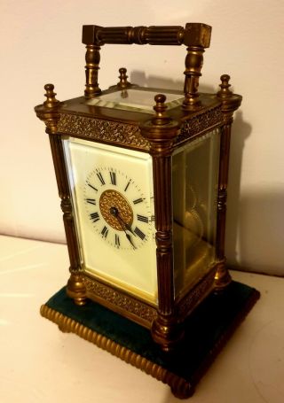 Stunning 19th Century Striking French Carriage Clock