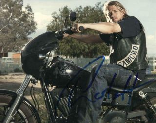 Charlie Hunnam Signed 8x10 Photo Sons Of Anarchy Authentic Autograph Jax C