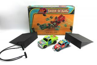 Vintage Ssp Smash Up Derby Blast - Em Car Playset & Box Kenner Buggem Tough Tom