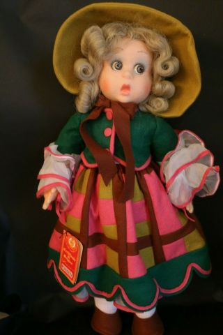 Vintage Lenci Doll,  20 IN,  Italy,  Vintage Lenci Wool Felt Doll,  Hangtag, 2