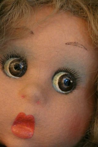 Vintage Lenci Doll,  20 IN,  Italy,  Vintage Lenci Wool Felt Doll,  Hangtag, 3