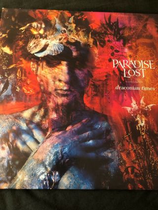 Paradise Lost Draconian Times Gatefold Double Vinyl Lp 1995 Mfn 184