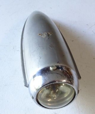 Vintage Prewar Delta Bicycle Torpedo Light