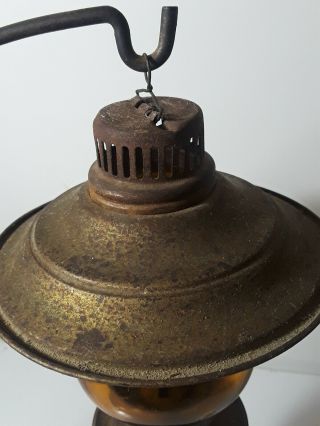 Old Vintage Small Kerosene Oil Table Lamp Vintage oil lamp with stand 3