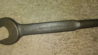 vintage williams 208 spud wrench,  1 - 1/4 inch.  19 inches oal. 3