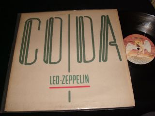 Led Zeppelin Coda Rare Lp Vinyl Canada Pressing Swan Song 79 00511