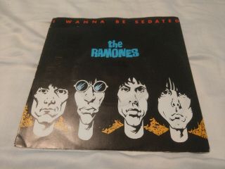 The Ramones - I Wanna Be Sedated / The Return Of Jackie And Judy 1980 Uk Punk 45