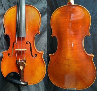 Fine 4/4 Antique Violin Lab: E.  Bonnel Medaiilles D 
