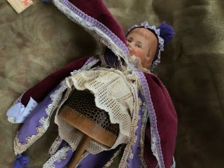 GORGEOUS ANTIQUE DOLL WITH MUSICBOX - GERMAN GOOGLY 3