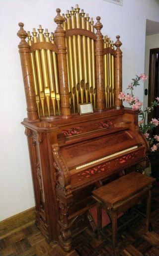 Antique Packard Pump Organ