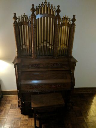 Antique Packard Pump Organ 2