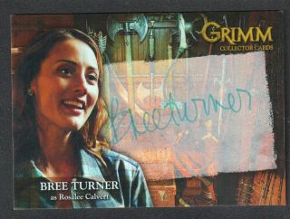 Grimm Season 1 (breygent/2013) Autograph Card Brtac - 2 Bree Turner As Rosalee