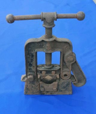 Vintage Reed Mfg.  Co.  Erie Pa.  No.  71 Pipe Clamp Vise Aug 11 1914