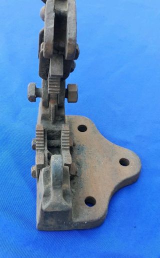 Vintage Reed MFG.  Co.  Erie PA.  No.  71 Pipe Clamp Vise Aug 11 1914 3