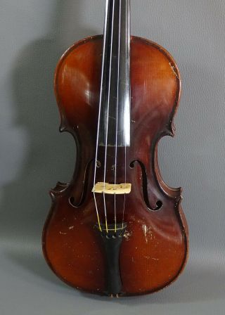 Antique German Antonius Stradivarius 1687 Model 1/16 Violin Viola Fiddle Soloist 2